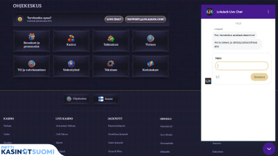 lolajack casino asiakaspalvelu