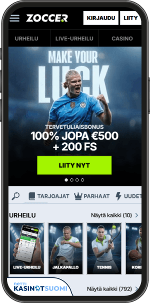 zoccer kasinopelien aula