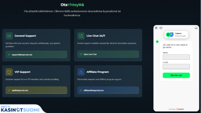 betportal casino asiakaspalvelu