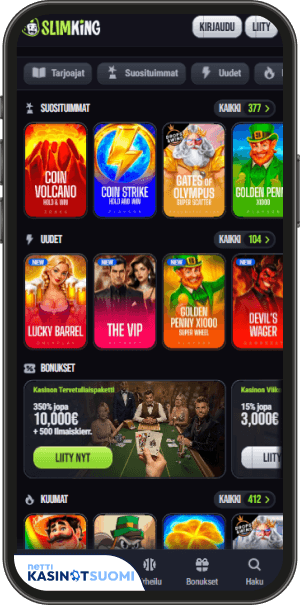 slimking casino livepelit