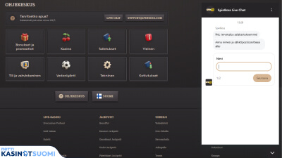 spinboss casino asiakaspalvelu