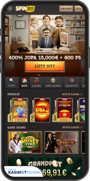 spinboss kasinopelien aula